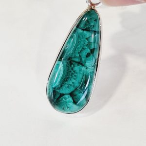 Colgante Malaquita plata Colección especial