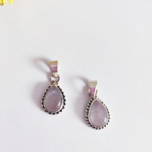 Colgante Gota Aurora Vintage plata