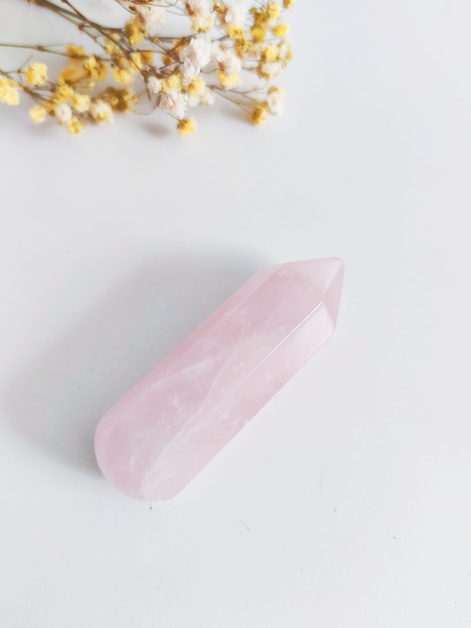 Masajeador lápiz de Cuarzo Rosa - Imagen 3