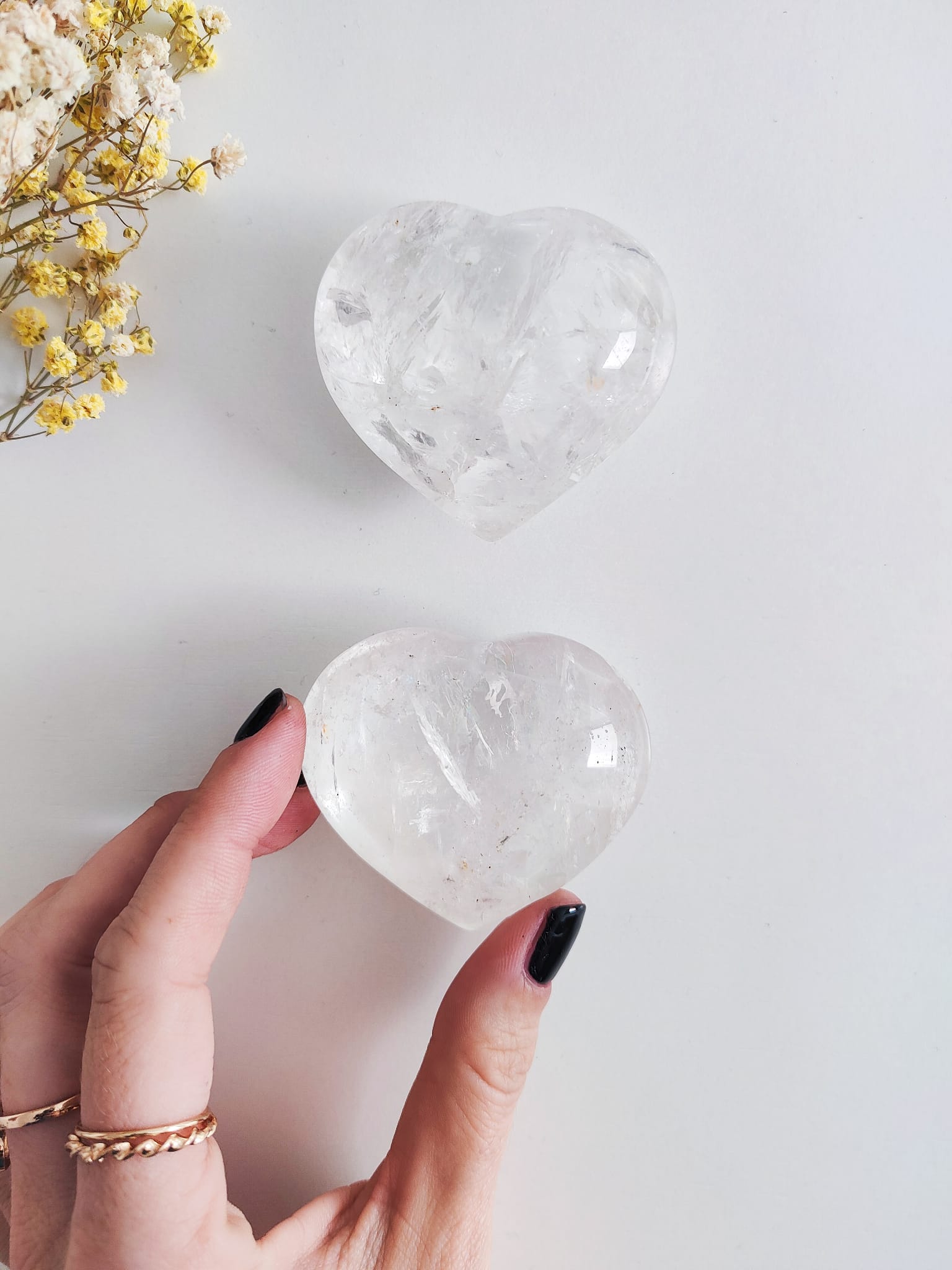 Corazón de Cuarzo Cristal - Imagen 2