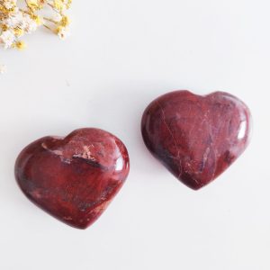 Corazón de Jaspe Rojo