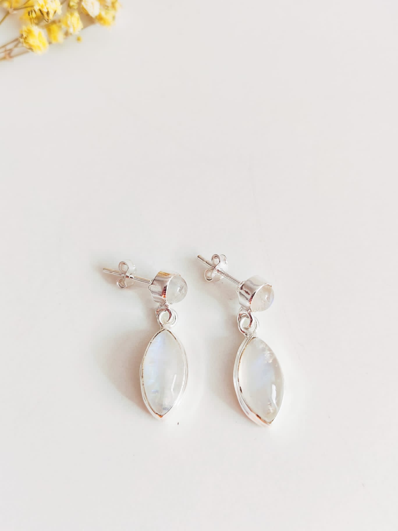 Pendientes Marquesa Piedra luna - Imagen 3