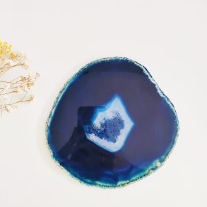 Placa de Ágata azul