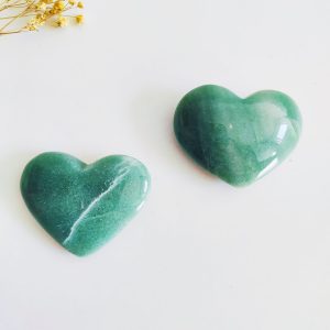 Corazón Cuarzo verde