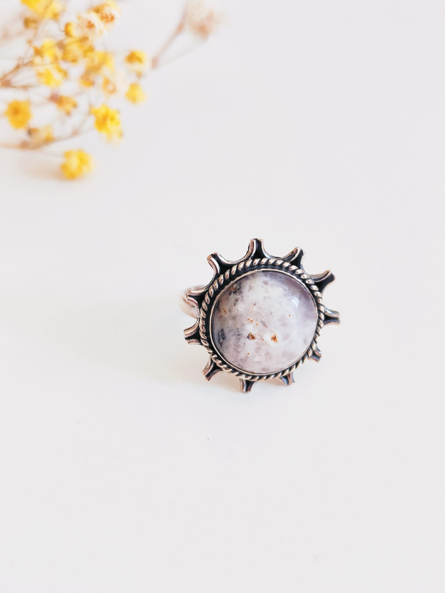 Anillo de Ópalo Dendritico - Imagen 2