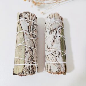 Atado de Salvia Blanca con Eucalipto