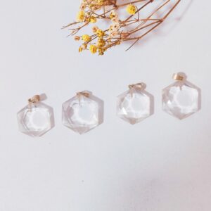 Colgante Hexagonal de cuarzo cristal